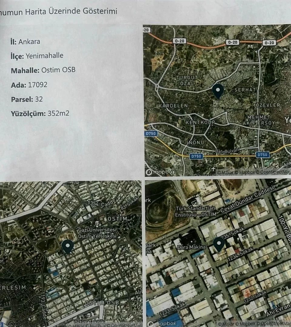 OSTİM'de Kiracılı Satılık Dükkan: 400 m², Kök Tapulu, Yatırım Fırsat  — görsel 1